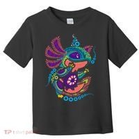 Axolotl Art Aztec Mexican Salamander Mexico Cinco De Mayo Toddler T-Shirt thumb 0