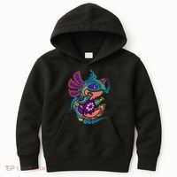 Axolotl Art Aztec Mexican Salamander Mexico Cinco De Mayo Kids Hoodie thumb 0