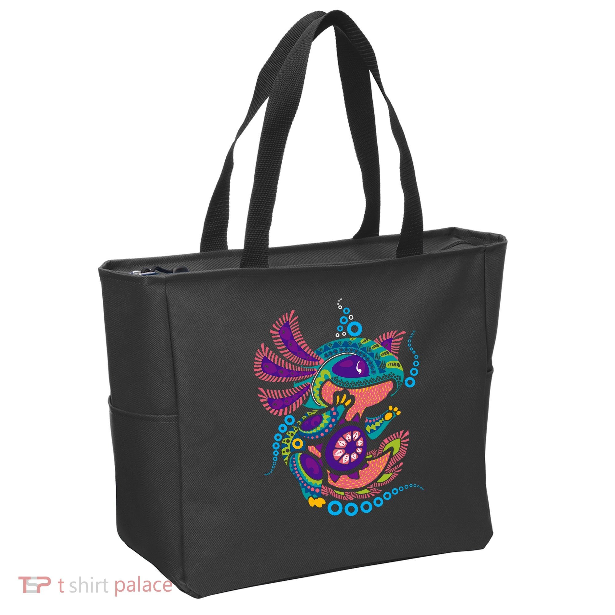 Axolotl Art Aztec Mexican Salamander Mexico Cinco De Mayo Tote Bag