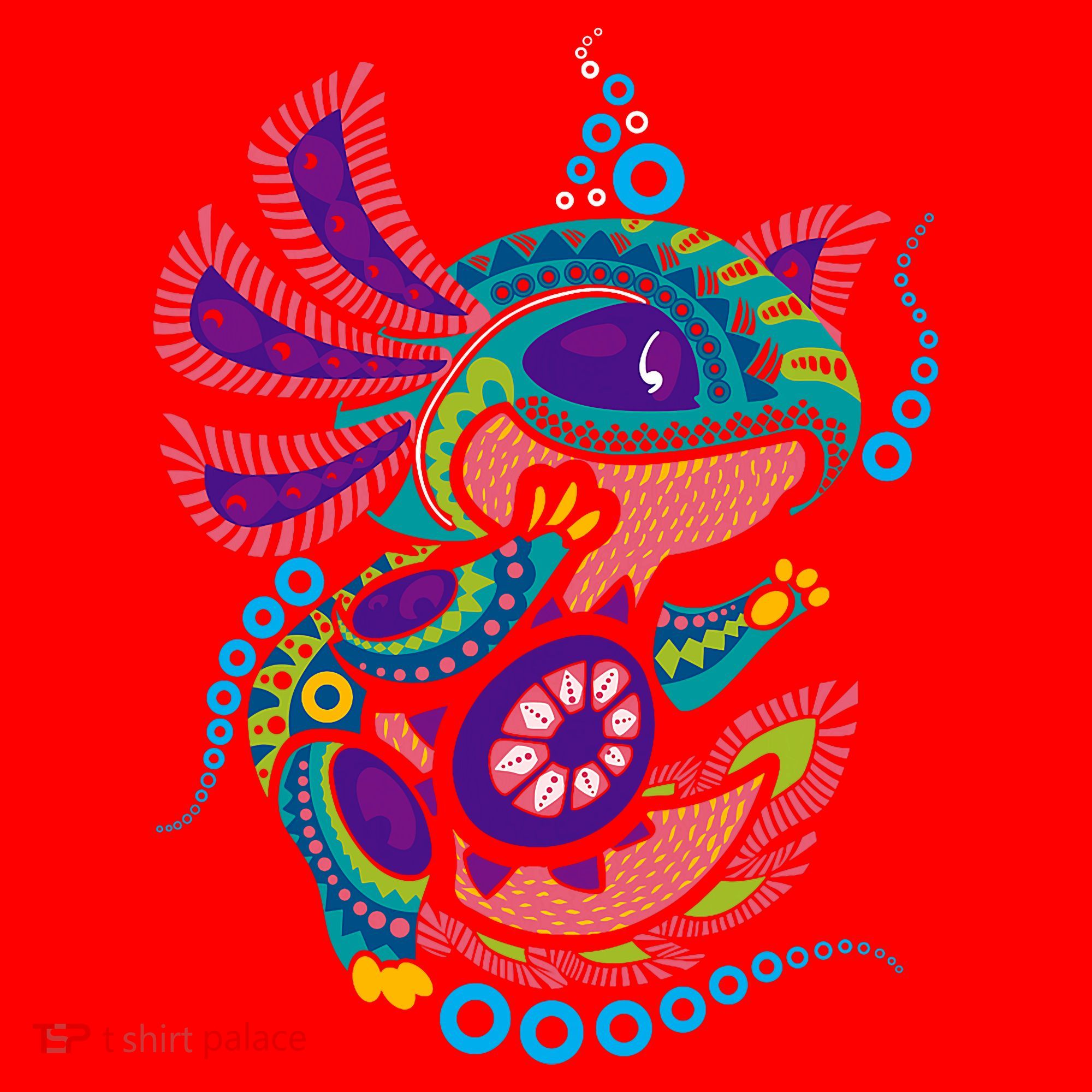 Axolotl Art Aztec Mexican Salamander Mexico Cinco De Mayo Santa Hat