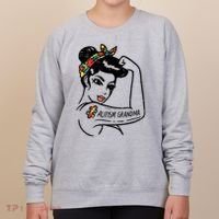 Autism   Autistic Awareness Puzzle Grandma Women's Sweatshirt thumb 0