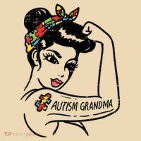 Autism   Autistic Awareness Puzzle Grandma Tote Bag thumb 4