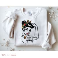 Autism   Autistic Awareness Puzzle Grandma Sweatshirt thumb 2