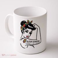 Autism   Autistic Awareness Puzzle Grandma Coffee Mug thumb 0