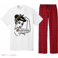 Autism   Autistic Awareness Puzzle Grandma Pajama Set thumb 0