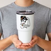 Autism   Autistic Awareness Puzzle Grandma Tumbler thumb 2