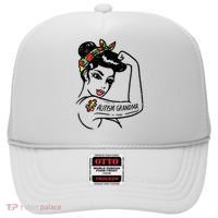 Autism   Autistic Awareness Puzzle Grandma Hat thumb 0