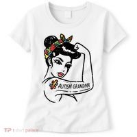 Autism   Autistic Awareness Puzzle Grandma Women's T-Shirt thumb 0