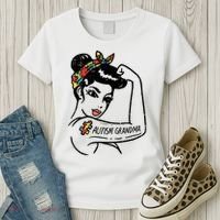 Autism   Autistic Awareness Puzzle Grandma Women's T-Shirt thumb 3