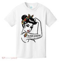 Autism   Autistic Awareness Puzzle Grandma Kids T-Shirt thumb 0