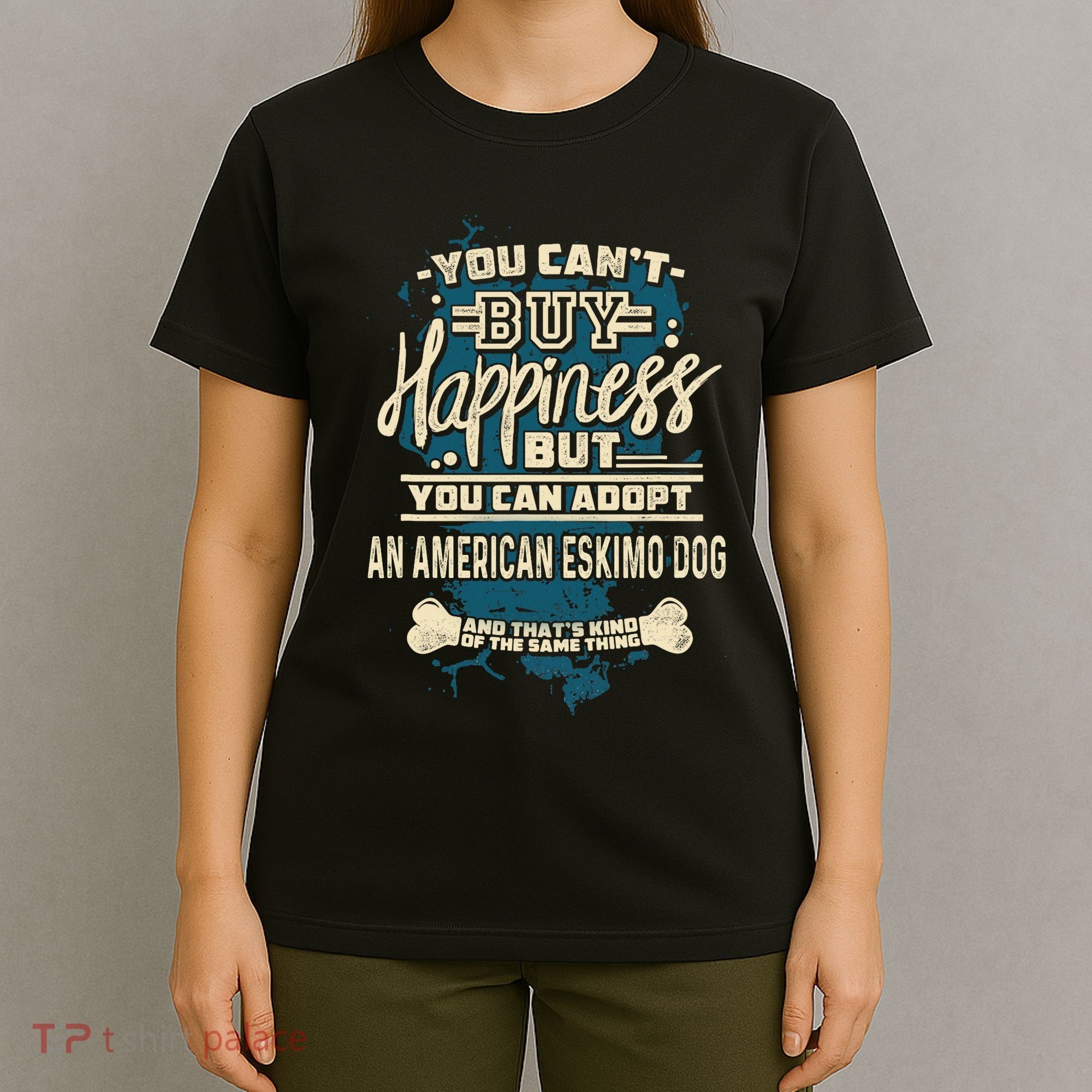 Adopt An American Eskimo Dog Rescue Dog T-Shirt