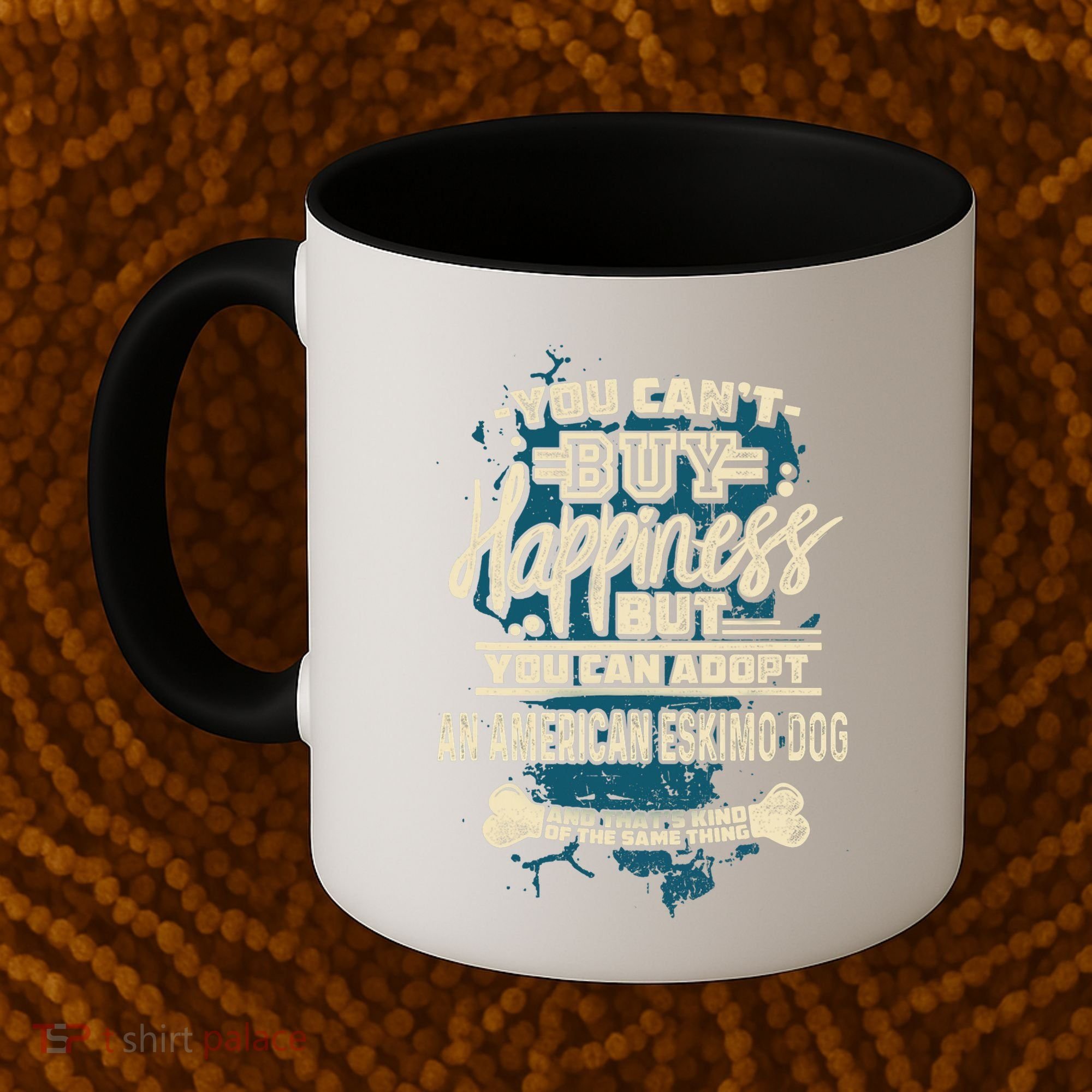 Adopt An American Eskimo Dog Rescue Dog Coffee Mug