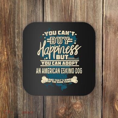 Adopt An American Eskimo Dog Rescue Dog Coaster