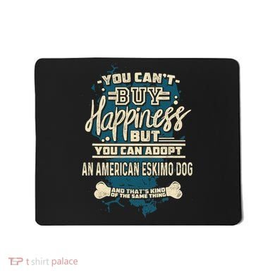 Adopt An American Eskimo Dog Rescue Dog Mousepad