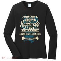 Adopt An American Eskimo Dog Rescue Dog Women's Long Sleeve Shirt thumb 0