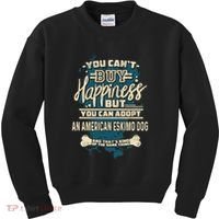 Adopt An American Eskimo Dog Rescue Dog Kids Sweatshirt thumb 0