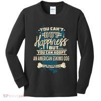 Adopt An American Eskimo Dog Rescue Dog Kids Long Sleeve Shirt thumb 0