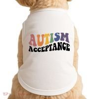Autism Awareness Acceptance Retro Doggie Tank thumb 0
