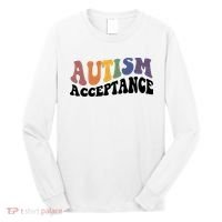 Autism Awareness Acceptance Retro Long Sleeve Shirt thumb 0