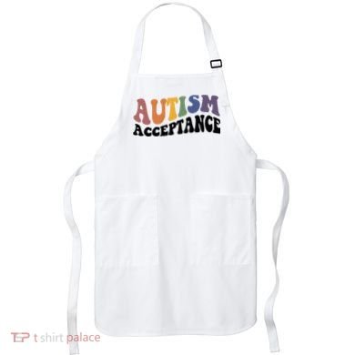 Autism Awareness Acceptance Retro Apron