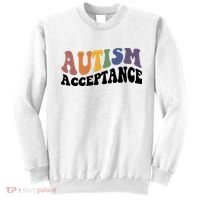 Autism Awareness Acceptance Retro Sweatshirt thumb 0