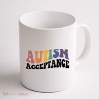 Autism Awareness Acceptance Retro Coffee Mug thumb 1
