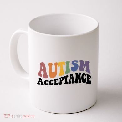 Autism Awareness Acceptance Retro Coffee Mug