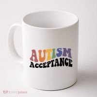 Autism Awareness Acceptance Retro Coffee Mug thumb 0