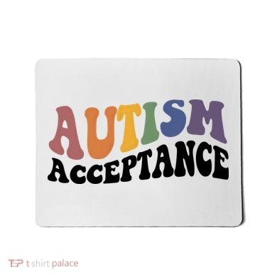 Autism Awareness Acceptance Retro Mousepad