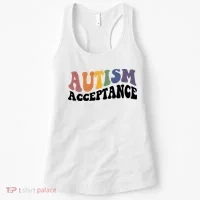Autism Awareness Acceptance Retro Women's Tank Top thumb 0