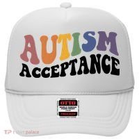Autism Awareness Acceptance Retro Hat thumb 0