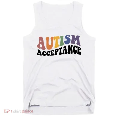 Autism Awareness Acceptance Retro Tank Top