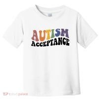 Autism Awareness Acceptance Retro Toddler T-Shirt thumb 0