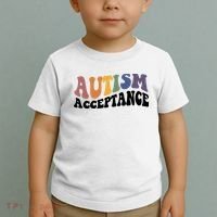 Autism Awareness Acceptance Retro Toddler T-Shirt thumb 2