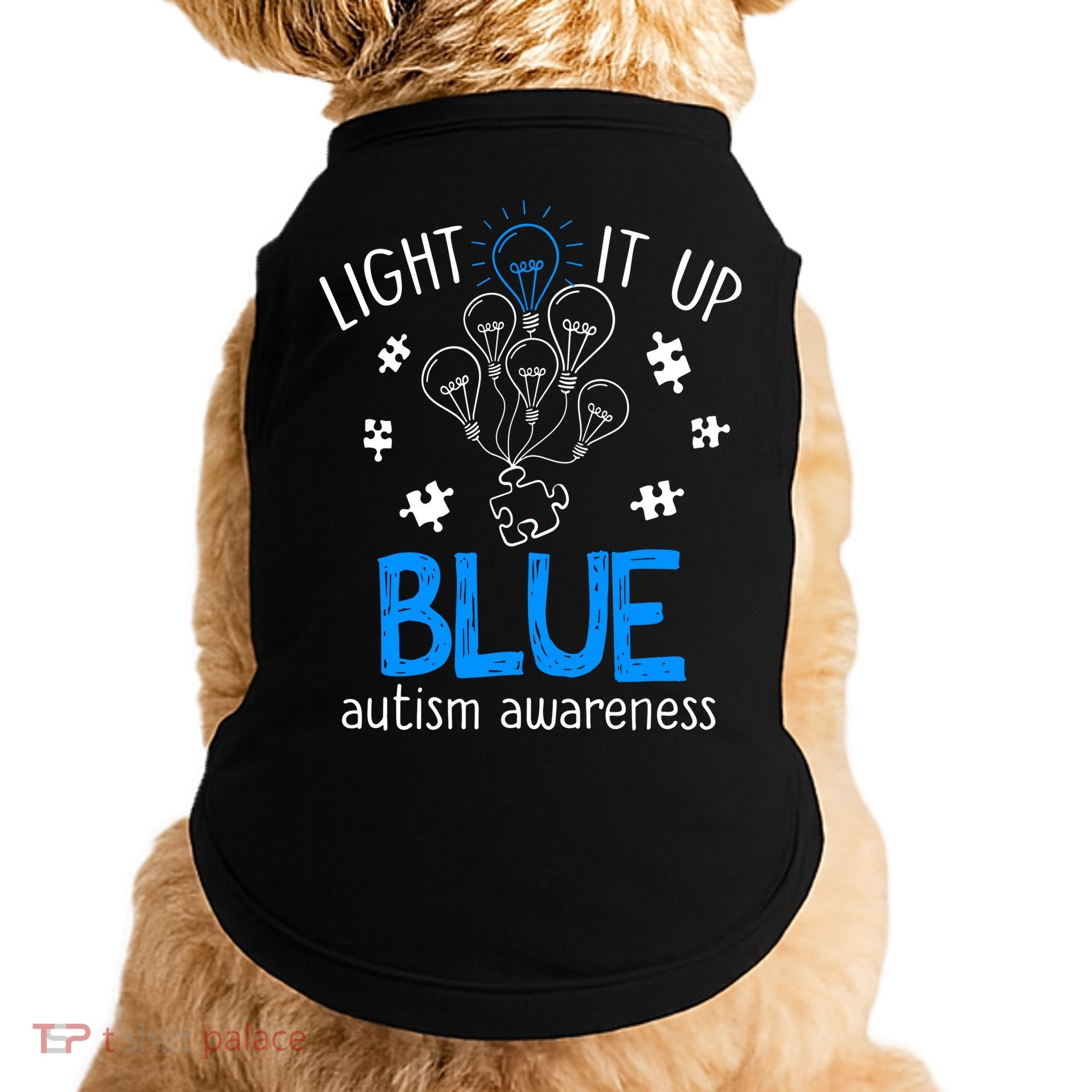 Autism Awareness Autism Support Men Doggie Tank