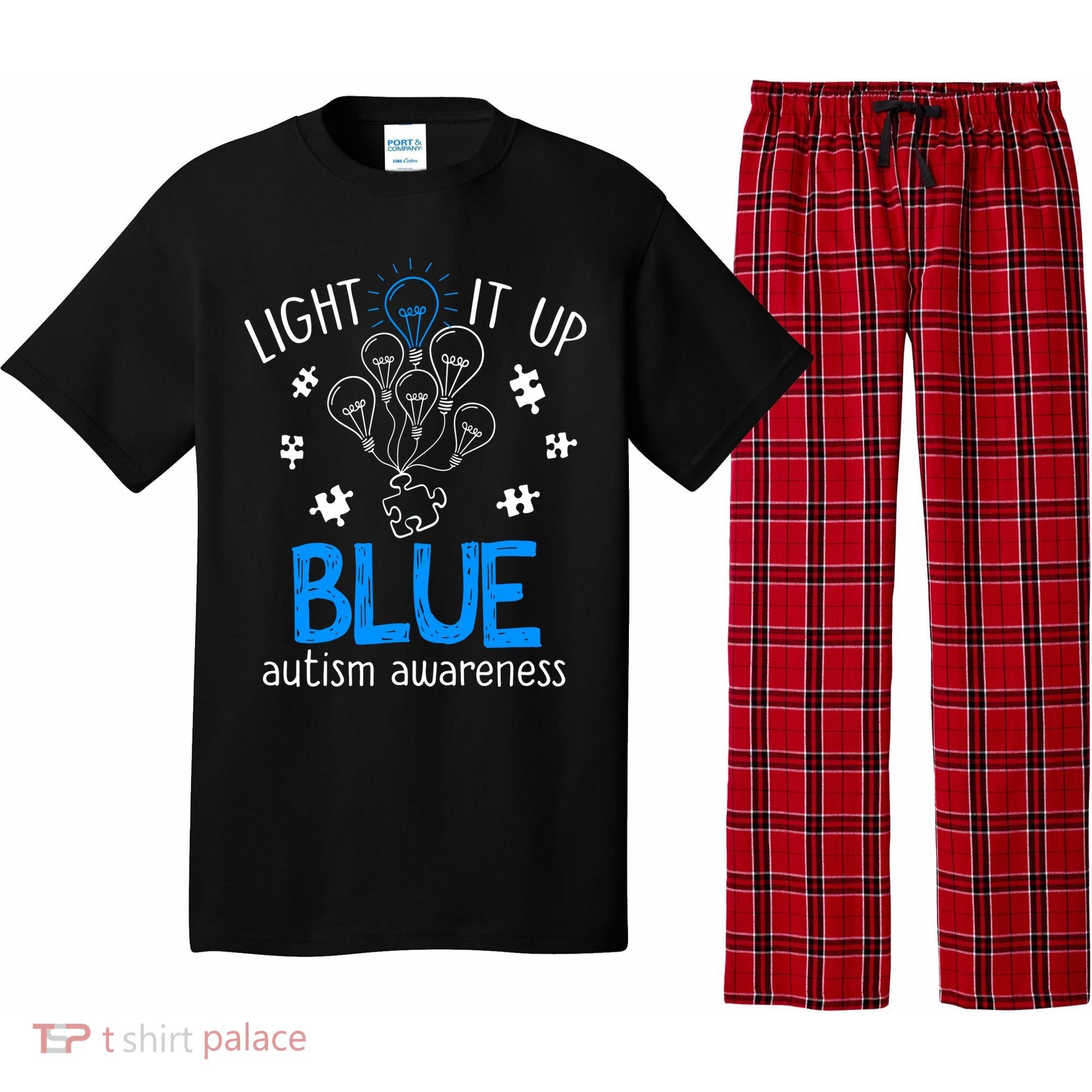 Autism Awareness Autism Support Men Pajama Set