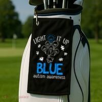 Autism Awareness Autism Support Men Golf Towel thumb 2