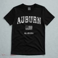 Auburn Alabama Al Vintage American Flag T-Shirt thumb 5
