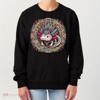 Aztec Axolotl Art Mexican Women's Sweatshirt thumb 0