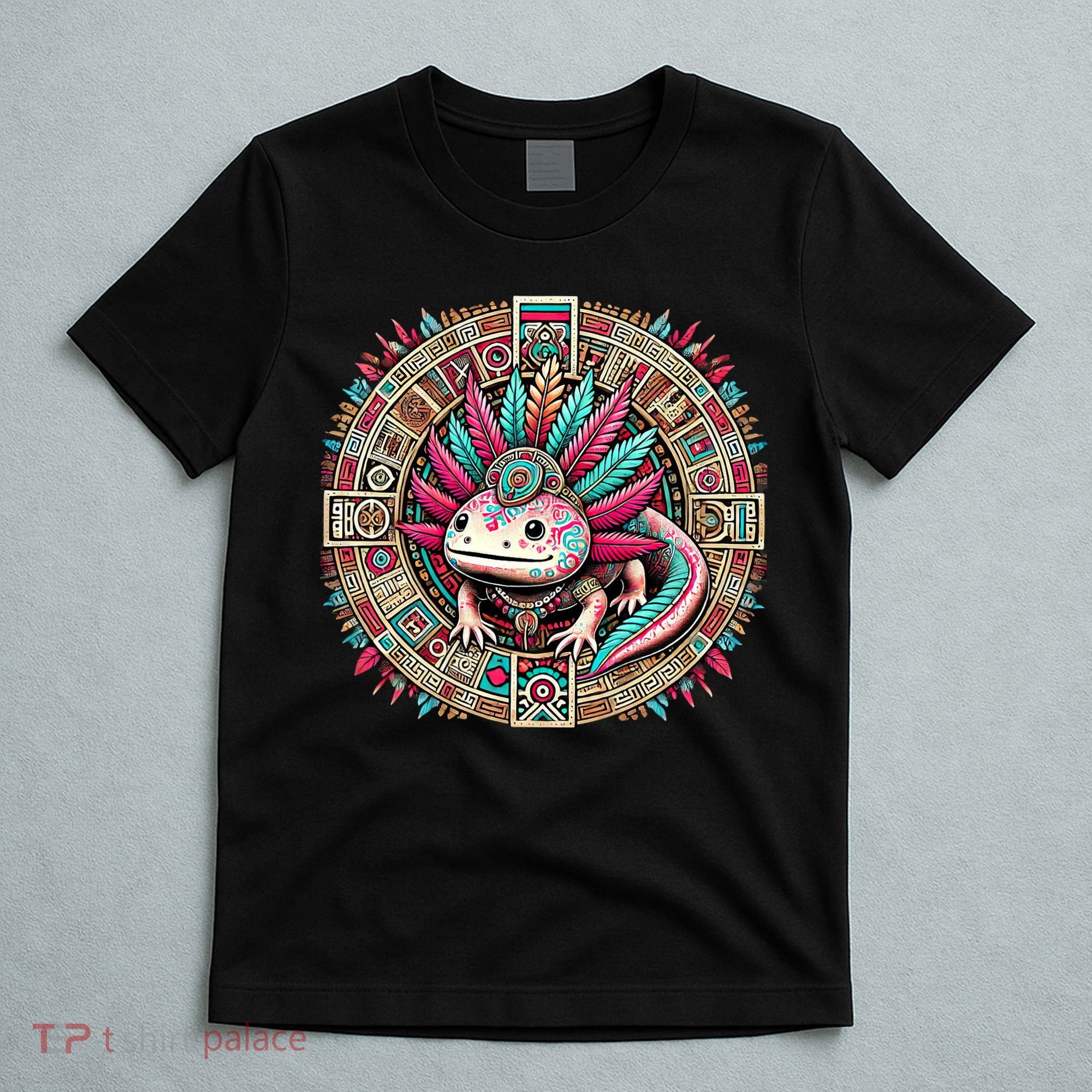 Aztec Axolotl Art Mexican T-Shirt