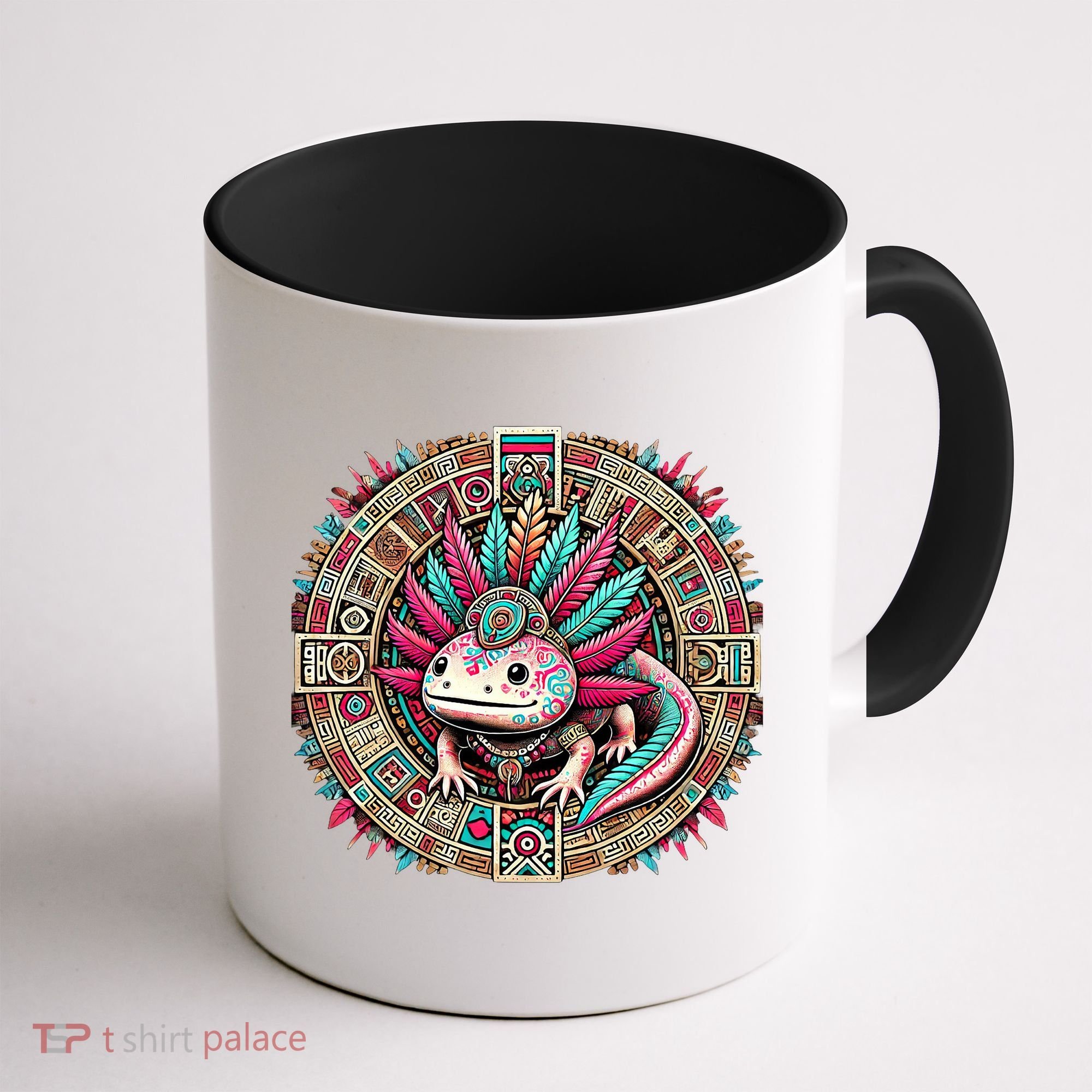 Aztec Axolotl Art Mexican Coffee Mug