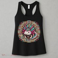 Aztec Axolotl Art Mexican Women's Tank Top thumb 3