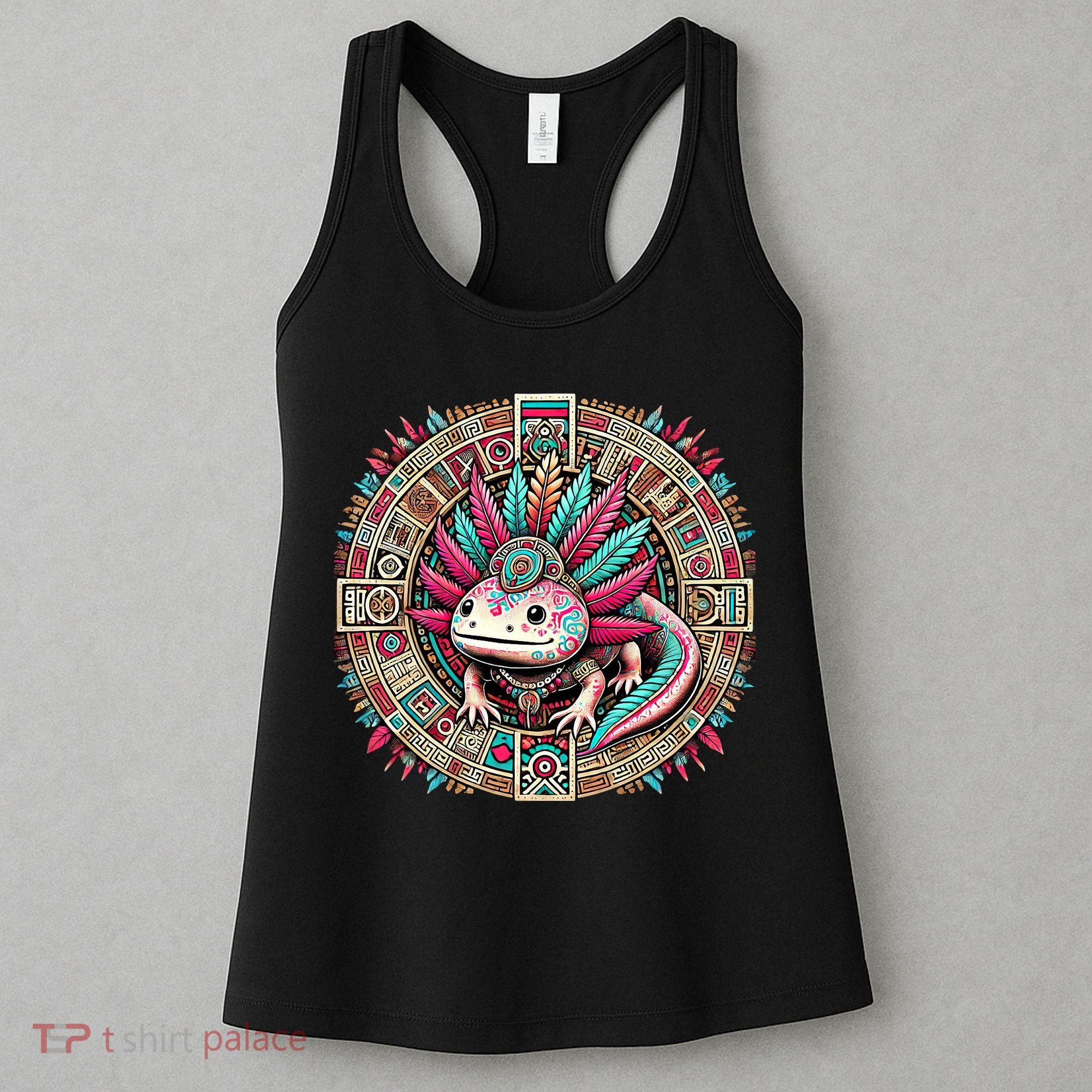 Aztec Axolotl Art Mexican Women's Tank Top