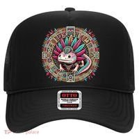 Aztec Axolotl Art Mexican Hat thumb 0