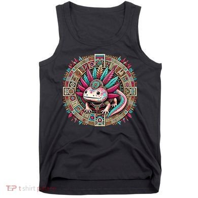 Aztec Axolotl Art Mexican Tank Top