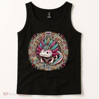 Aztec Axolotl Art Mexican Tank Top thumb 2