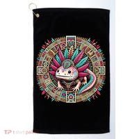 Aztec Axolotl Art Mexican Golf Towel thumb 0