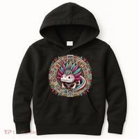 Aztec Axolotl Art Mexican Kids Hoodie thumb 0