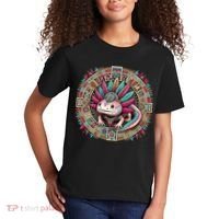Aztec Axolotl Art Mexican Kids T-Shirt thumb 2