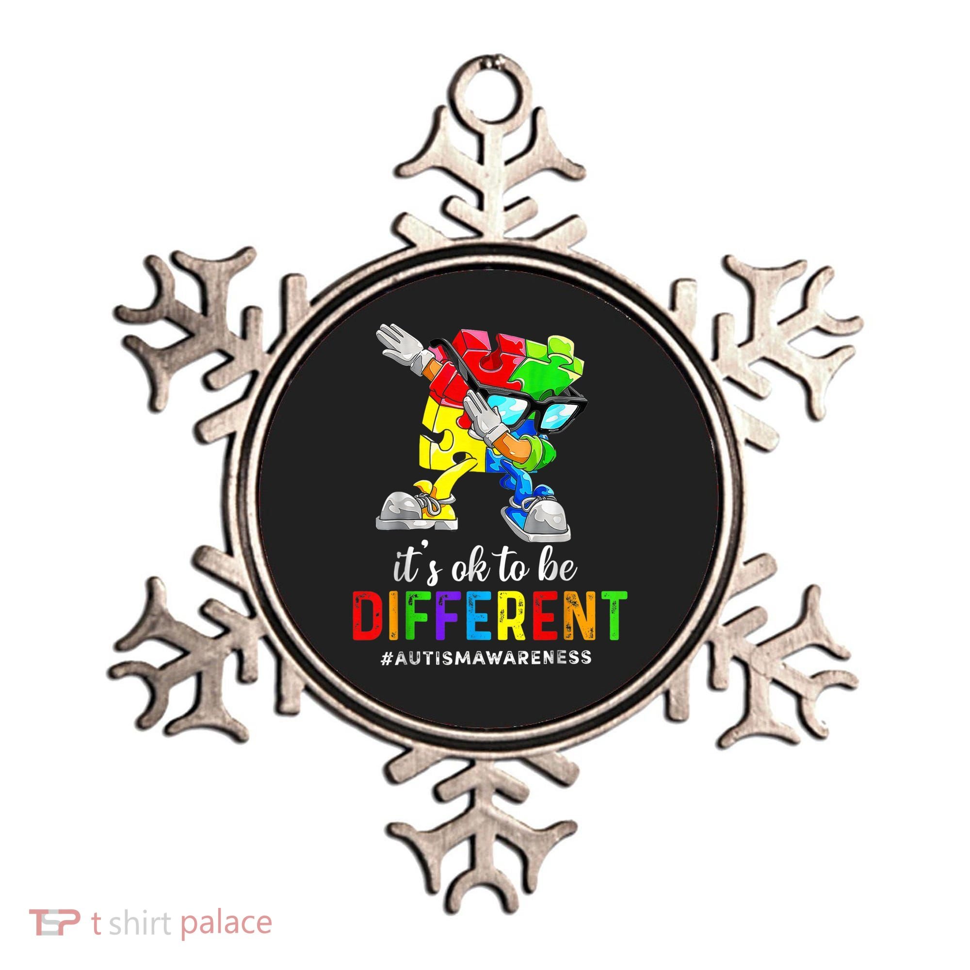 Autism Awareness Acceptance Kid Boy Its Ok To Be Different Ornament